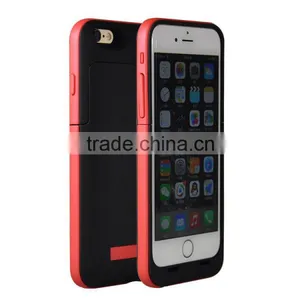 New Arrival Smart Stand Colorful Plastic Battery Case Cover for IPhone 6 Rechargeable Case Cover, for IPhone 6S Power Bank Cover thumbnail-3