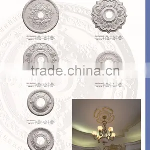 Ceiling Medallions Crown Moulding Good Price Beautiful New Modern Polyurethane Wholesale Ceiling Medallions thumbnail-1