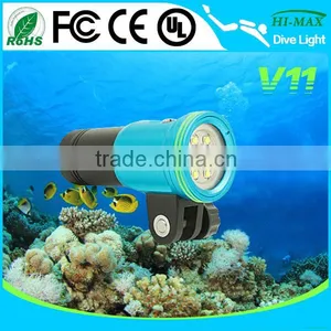 Scuba Torch 32650 Video Diving Light With Ball Head Stand ,up to 100M thumbnail-1