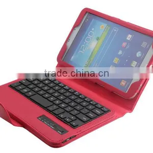 New Arrivals Cheap Leather Case + Bluetooth Keyboard for SAMSUNG Galaxy Tab 3 8.0 T311 T310 thumbnail-1