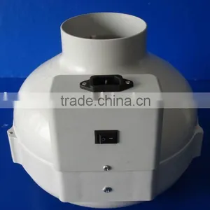 Two Speed Plastic Inline Duct Fan thumbnail-1