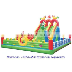 Multifunctional 1000D PVC Tarpaulin Inflatable Climbing Slide thumbnail-1