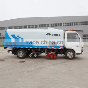 YUTONG Euro Four Emission Plain Coloured Green Road Washer Trucks thumbnail-2