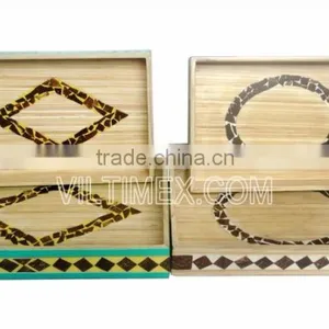 Natural Bamboo With Coconut Tray, Hight Quality, Cheap Price thumbnail-1