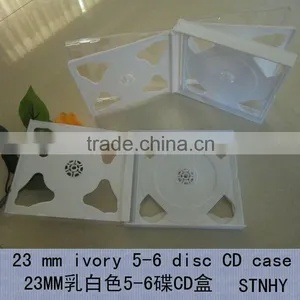 23mm Ivory Tray 5-6disk CD Case thumbnail-1