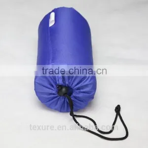 Royal Blue Lightweight Polyester Polar Fleece Airline Travel Home Blanket With Pouch thumbnail-4