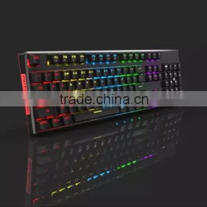 Motospeed Hot New RGB Backlit Wired Mechanical Gaming Keyboard With Blue Switches thumbnail-1