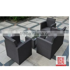 Manufacturer Wholesale Hot Selling Modern Rattan Wicker Garden Set for Patio Use thumbnail-1