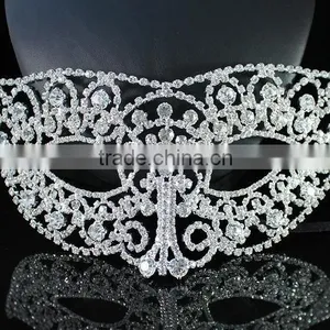Wholesale Fancy Rhinestone Masquerade Ball Mask thumbnail-1