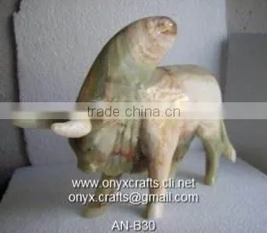 Onyx Buffalo Figurines in Best Price thumbnail-1