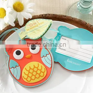 Owl Luggage Tag Favor Wedding Baby Shower Party Favor Guest Gift thumbnail-1