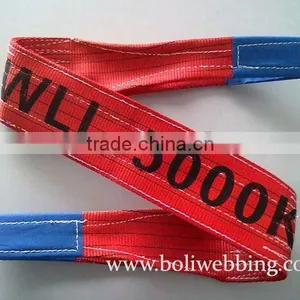 High Tenacity Polyester Flat Webbing Sling / Lifting Sling / Textile Sling / Flat Sling Belt thumbnail-1