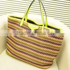 Bohemian Style Grass Woven Beach Bags thumbnail-1