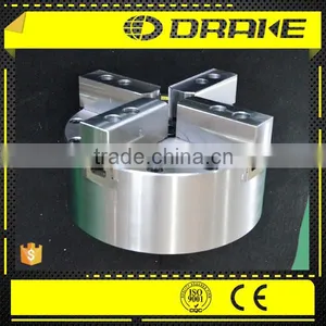 4 Jaw Solid Built-in Cylinder Lathe Cnc Pneumatic Chuck for Milling Machine thumbnail-4