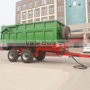 Europe Standard 7CX-10T 10 Ton Heavy-duty Farm Trailer for 60-90HP Tractor thumbnail-1