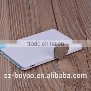 2016 Built-in-cable Card 2600 Mah Power Bank, Super Thin Credit Card Power Bnak thumbnail-3