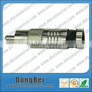 RG6 RG59 F Compression to RCA Connector thumbnail-1