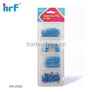 104 Piece Mixed Stationery Set Stationery Paper Clips Push Pins Projects thumbnail-1