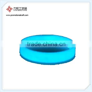 Glow In the Dark Blue Color Silicone Wrist Band Bracelet thumbnail-1