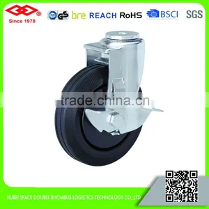 150mm Precision Ball Bearing Swivel Head Double Ball Bearings Caster thumbnail-2