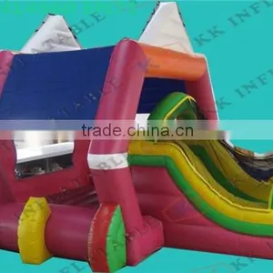 Newest and Interesting Jumping Caslte With Tunnel Slide thumbnail-1