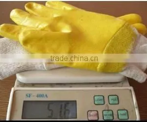 100% Cotton Interlock Glove,fully Nitrile Coated,knit Wrist thumbnail-2
