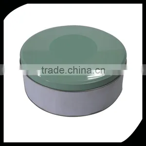 Round Cookie Tin Box / Custom Printed Metal Biscuit Tin Can / Round Gift Tin for Cookie thumbnail-1