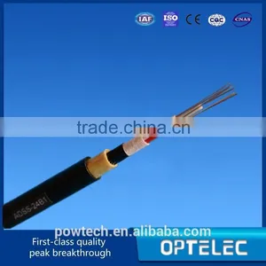 ADSS All-Dielectric Kevlar Yarn Armor 24core Single Mode Fiber Optical Cable / ADSS Fiber Optic Cable thumbnail-2