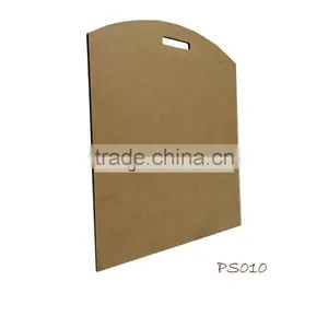 Round Top Handheld Mdf Tile Display Boards/marble Sample Display Board/granite Stone Display Boards PS010 thumbnail-1