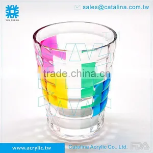 Clear Tumbler Toothbrush Lotion Dispenser Cotton Jar Soap Dish Acrylic Bathware thumbnail-1