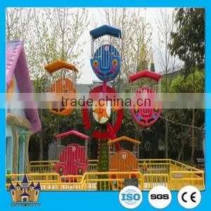Small Kids Children Playground Mini Ferris Wheel for Sale thumbnail-1