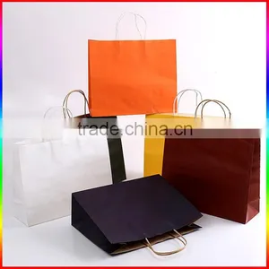 Colorful Kraft Paper Clothing Packaging Bag thumbnail-2