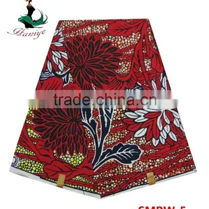SMRW-1 Real Wax Fabric African Printed Jave Wax Fabric thumbnail-1