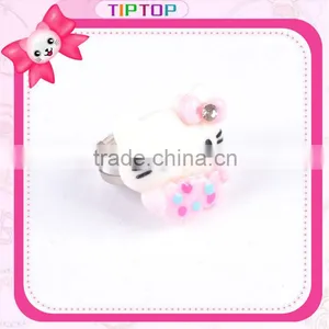 Resin Charm Hello Kitty Ring thumbnail-1