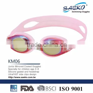 KM06 - Girls Style Anti-Glare UV Protection Kids Junior Children Swimming Goggles thumbnail-1