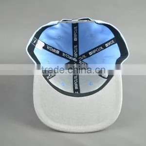 Hi Quality Custom 100% Cotton Twill 6-panel Snapback Cap thumbnail-6