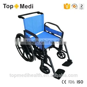 Manual Plastic Detachable Armrest and Footrest Wheelchair for Sale thumbnail-2