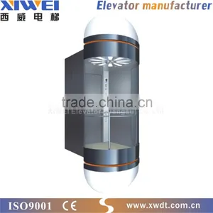 XIWEI 360 Degree Full View Sightseeing Panoramic Elevator thumbnail-3