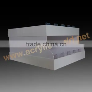 Acrylic Spices Display Shelves With Pusher and Removable Tray thumbnail-6