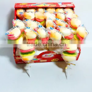 Hamburger Marshmallow Lollipop / Gummy Burger Marshmallow Lollipop Candy thumbnail-3