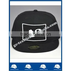 High Quality Acrylic PMS Black Snapback Sticker 6 Panel Baseball Cap Bulk thumbnail-1