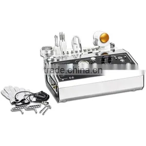 Multifunction Beauty Machine: (Scrubber + Dermabrasion +Microcurrent + Ultrasound+ Hot and Cold + Photon) - Alvi Prague E-6 thumbnail-2