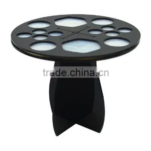 Red/white/black Acrylic Holder for Makeup Brush Tools Portable Makeup Brush Stand thumbnail-4