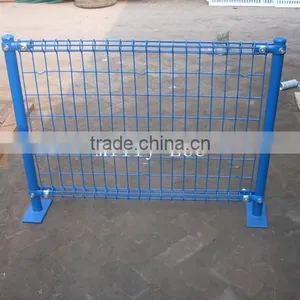 High Quality Powder Coated Double Loop Wire Mesh Metal Garden Fencing/garden Double Circle Fence thumbnail-1