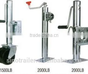 Trailer Jack With Rubber Wheel thumbnail-2