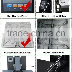 14 Years Manufacturer Digital T-shirt Heat Transfer Printing Machine With Drawer thumbnail-4