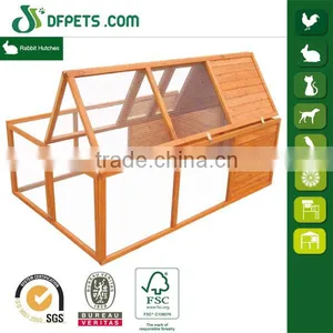DFPETS DFR023 Easy Assemble Outdoor Folding Wooden Rabbit Cage thumbnail-1