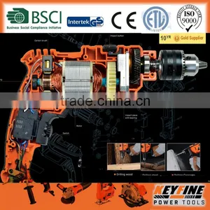 PRODUCE GOOD QUALITY AND BEST PRICE POWER TOOLS13MM 650W IMPACT DRILL FOR HAMMER DRILL MACHINE IMADE IN CHINA thumbnail-2