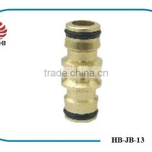 BRASS 2-WAY HOSE QUICK CONNECT COUPLING thumbnail-1