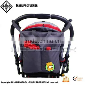 Stroller Organizer With Removable Shoulder Strap Baby Diaper Handbag thumbnail-2